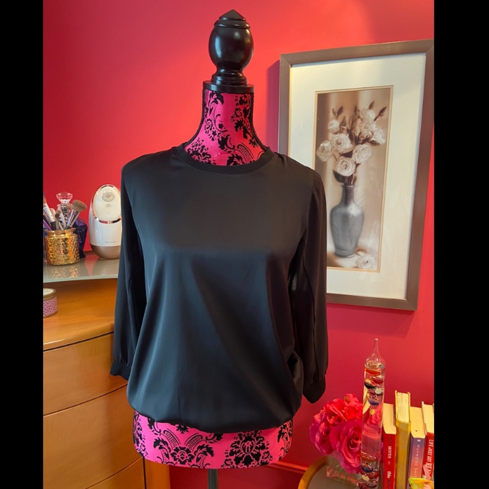Express Black Blouse